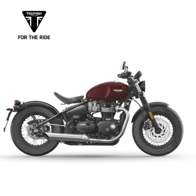 TRIUMPH Bonneville Bobber Cordovan Red RHS 629
