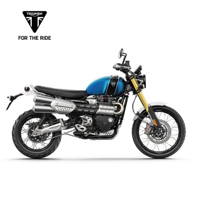 TRIUMPH Scrambler 1200 XE Blue and Black